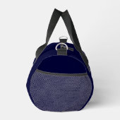 Dunkelblau und weiß stilvoll duffle bag (Rechts)