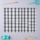 Dunkelblau und weißes Buffalo Karo Dekoupage Paper Seidenpapier (Basteln)