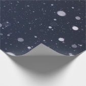 Dunkelblau und weißes Umschlagpapier Geschenkpapier (Ecke)