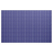 Dunkelblau-weiße Polka Dots Textil Stoff (Yard (91,4 cm))