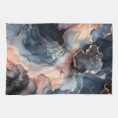 Dunkelblaue Alkoholfarbe Geschirrtuch (Horizontal)