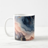 Dunkelblaue Alkoholfarbe Kaffeetasse (Links)