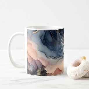 Dunkelblaue Alkoholtinte Kaffeetasse