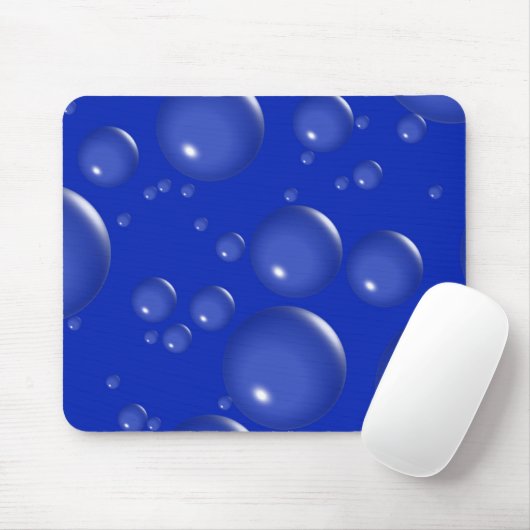 Dunkelblaue Blase Mousepad (Mit Mouse)