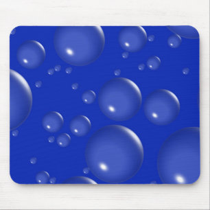 Dunkelblaue Blase Mousepad