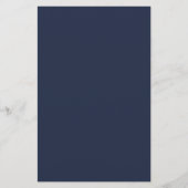 Dunkelblaue Briefpapier (Vorderseite)