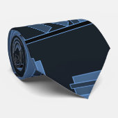 Dunkelblaue Bücher auf Regal Krawatte (Gerollt)