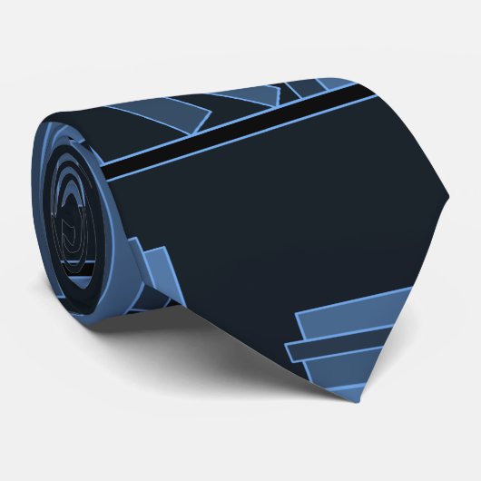 Dunkelblaue Bücher auf Regal Krawatte (Gerollt)