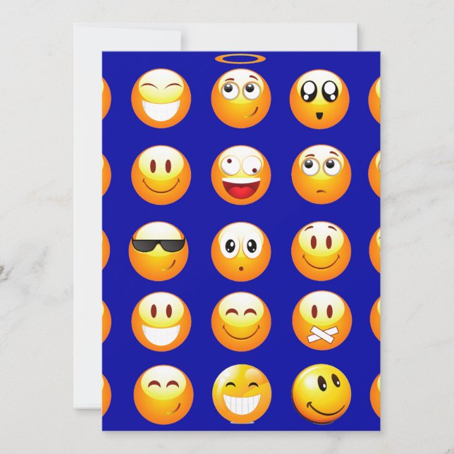 dunkelblaue Emojis (Vorderseite)