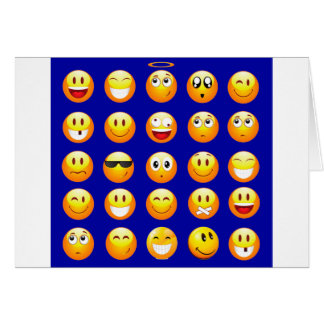 dunkelblaue Emojis