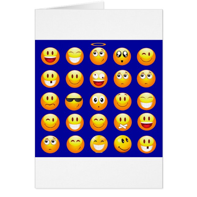 dunkelblaue Emojis (Vorne)