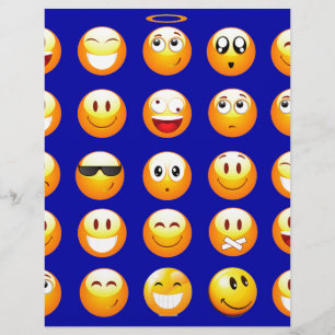 dunkelblaue Emojis
