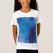 Dunkelblaue Galaxie T-Shirt (Vorderseite)