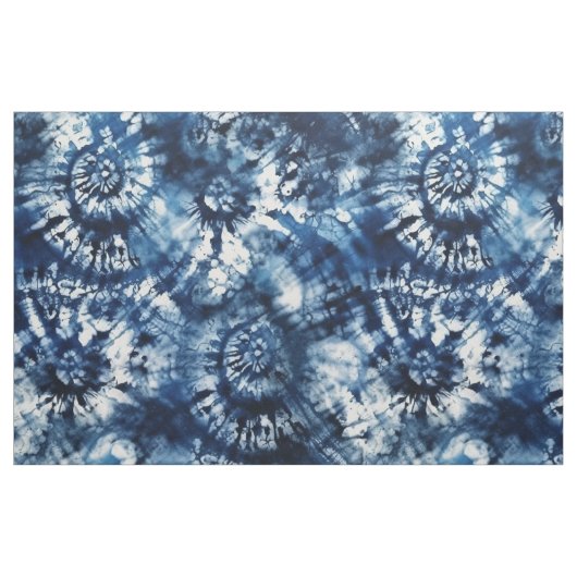 Dunkelblaue Gefärbte Krawatte Stoff (Yard (91,4 cm))