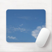 dunkelblaue Himmelswolken Mousepad (Mit Mouse)