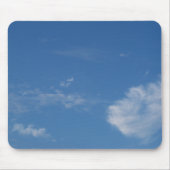 dunkelblaue Himmelswolken Mousepad (Vorne)