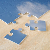 dunkelblaue Himmelswolken Puzzle (Seite)