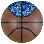 Dunkelblaue Imitate Glitzer Glitzern Basketball (Rechts)