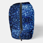Dunkelblaue Imitate Glitzer Glitzern Waschbeutel (Rechts)