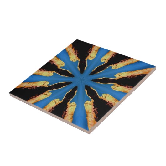 dunkelblaue Kachel (Seite)