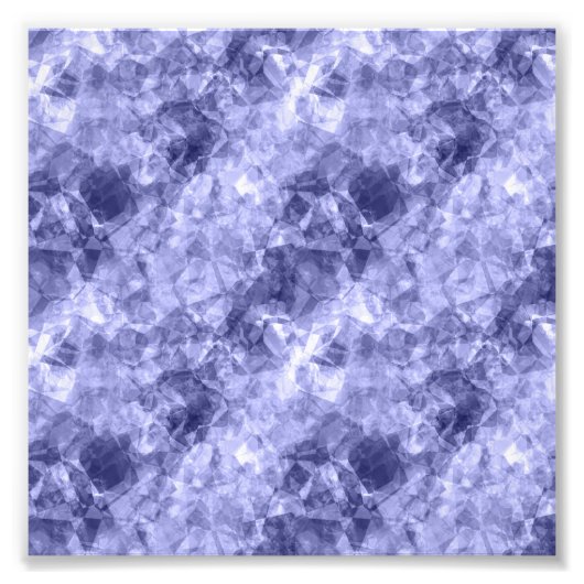 Dunkelblaue Krummlinge Fotodruck (Vorne)