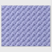 Dunkelblaue Krummlinge Geschenkpapier (Flach)