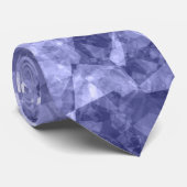 Dunkelblaue Krummlinge Krawatte (Gerollt)