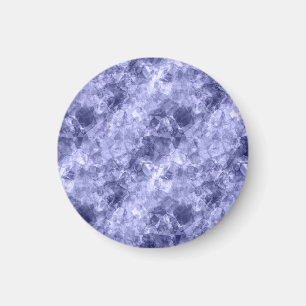 Dunkelblaue Krummlinge Magnet