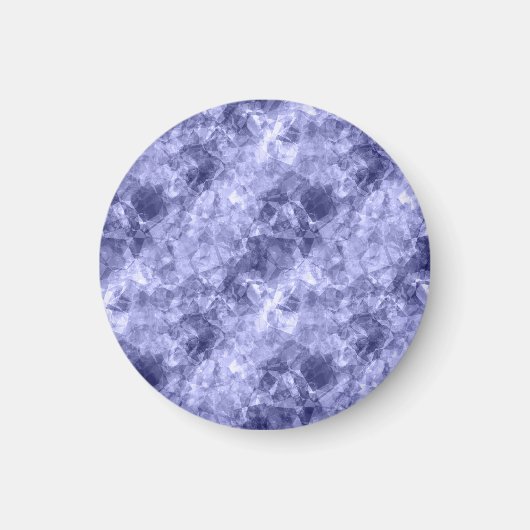 Dunkelblaue Krummlinge Magnet (Vorne)