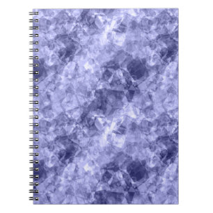 Dunkelblaue Krummlinge Notizblock