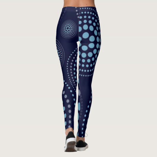 Dunkelblaue Leggings-Hose Leggings (Rückseite)