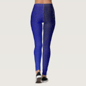 Dunkelblaue Lichter Leggings (Rückseite)