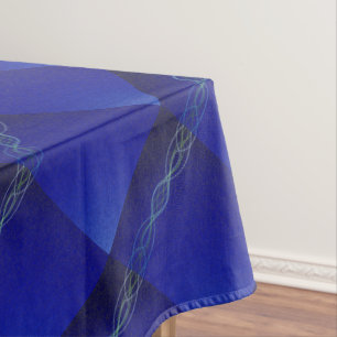 Dunkelblaue Lichter Tischdecke