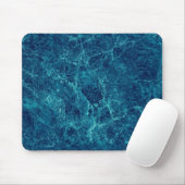 dunkelblaue Marmorstruktur Mousepad (Mit Mouse)