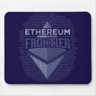 Dunkelblaue Mausunterlage des Ethereum Mousepad