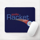 Dunkelblaue Mausunterlage Mousepad (Mit Mouse)