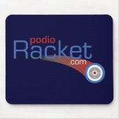 Dunkelblaue Mausunterlage Mousepad (Vorne)