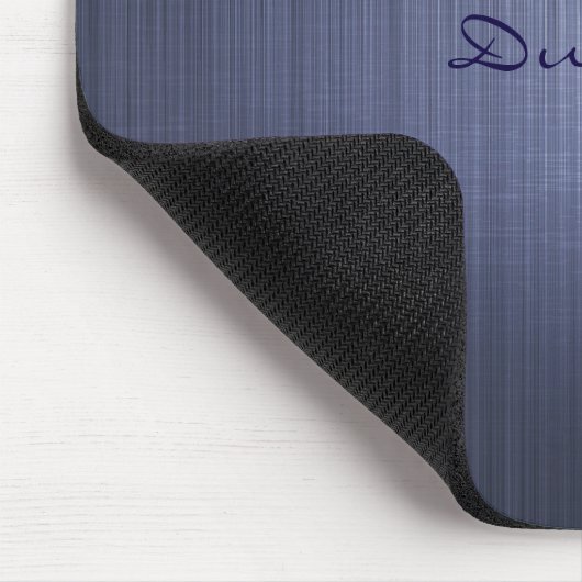 Dunkelblaue Metallic-Design lackierte Aluminium-Op Mousepad (Ecke)