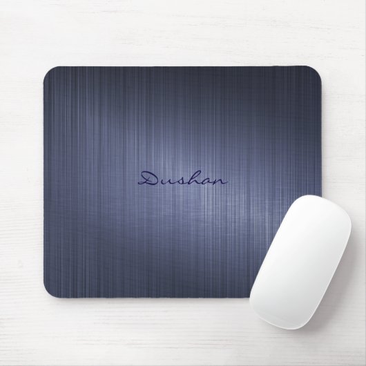 Dunkelblaue Metallic-Design lackierte Aluminium-Op Mousepad (Mit Mouse)