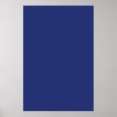 Dunkelblaue Personalisierte Marinegeschichte um Mi Poster (Vorne)