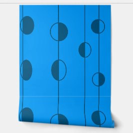 Dunkelblaue Punkte und senkrechte Linien auf hellb Tapete