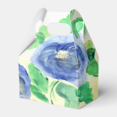 Dunkelblaue Rose Extravagant Geschenkschachtel (Vorderseite)