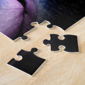 Dunkelblaue Rose Puzzle (Seite)