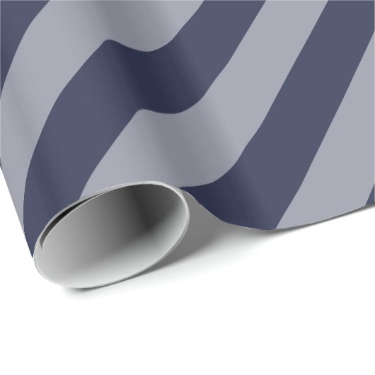 Dunkelblaue Schattierungen festlich klassisch gest Geschenkpapier (Rolleneckpunkt)