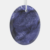 Dunkelblaue Stoffe: Dekorative Textur. Ornament Aus Glas (Vorderseite Rechts)