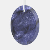 Dunkelblaue Stoffe: Dekorative Textur. Ornament Aus Glas (Vorderseite links)