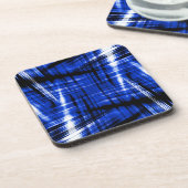 Dunkelblaue Streifen Getränkeuntersetzer (Linke Seite)