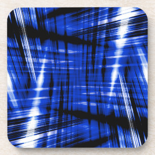 Dunkelblaue Streifen Getränkeuntersetzer