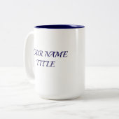 Dunkelblaue Tasse (Vorderseite Links)