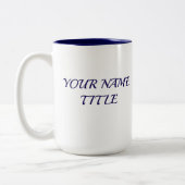 Dunkelblaue Tasse (Links)